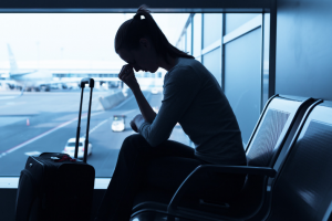 back pain traveling at airport