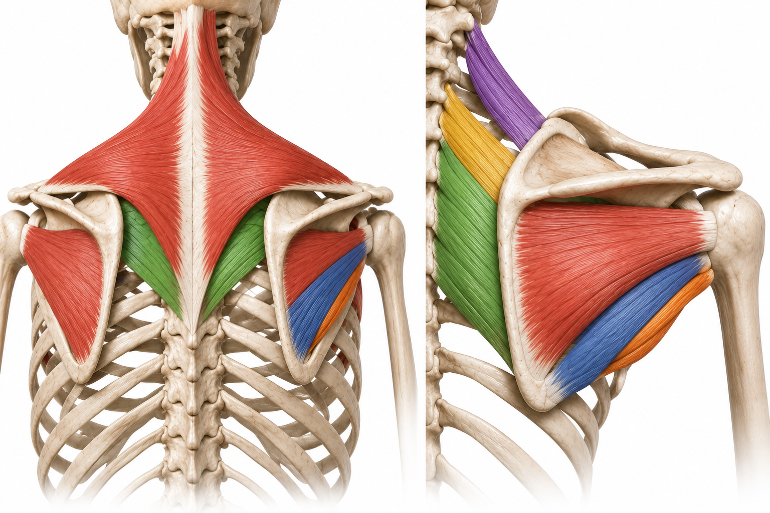 Shoulder stability muscles anatomy — rotator cuff, serratus anterior, trapezius, lat — Life in Motion Chiropractic Livonia MI